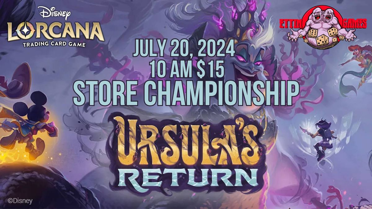 Disney Lorcana - Ursula's Return Store Championship