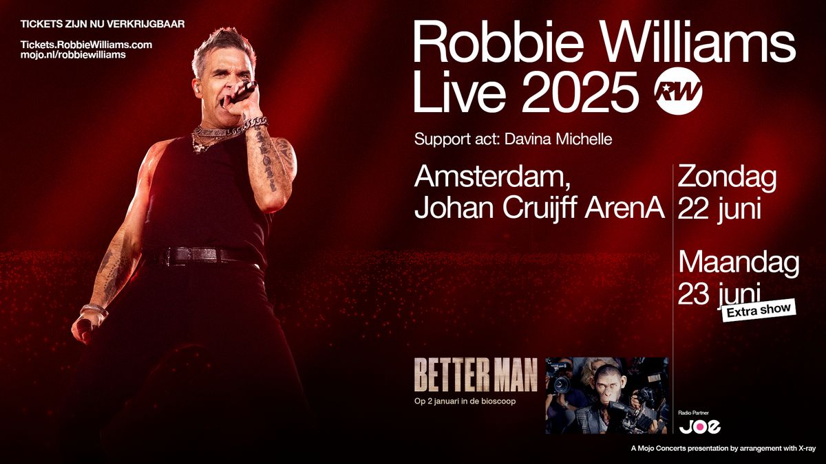 Robbie Williams - Live 2025 \/\/ Johan Cruijff ArenA, Amsterdam