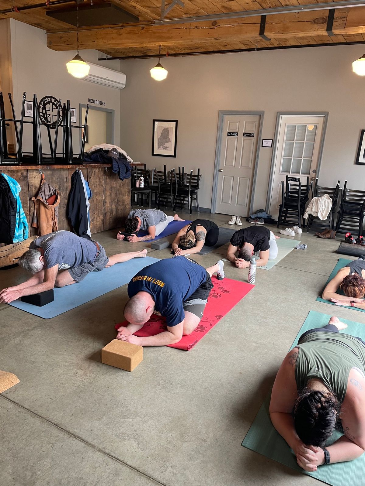 Beer Yoga at Corner Point