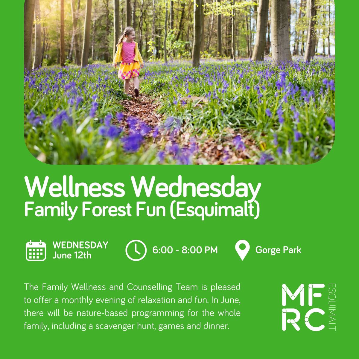 Wellness Wednesday: Family Forest Fun (Esquimalt)