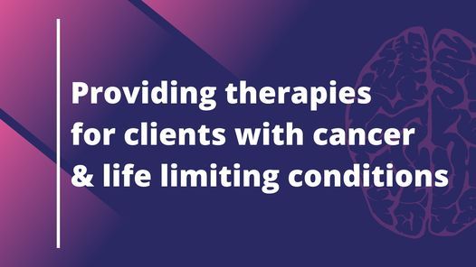 Accredited training course: Providing therapies for clients with cancer \u00a3175