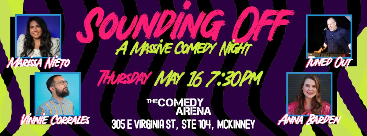 Sounding Off at The Comedy Arena