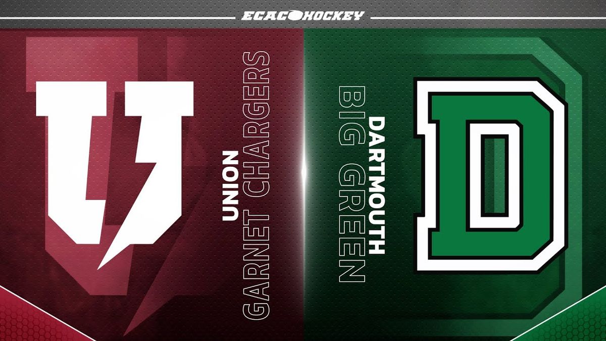 Dartmouth Big Green at Union College Garnet Chargers Mens Hockey at M and T Bank Center Schenectady