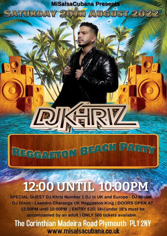 Reggaeton Beach Party! CANCELLED 