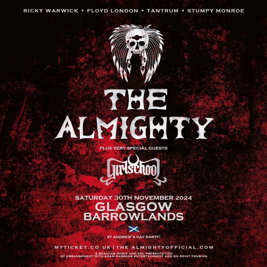 The Almighty Glasgow Tickets