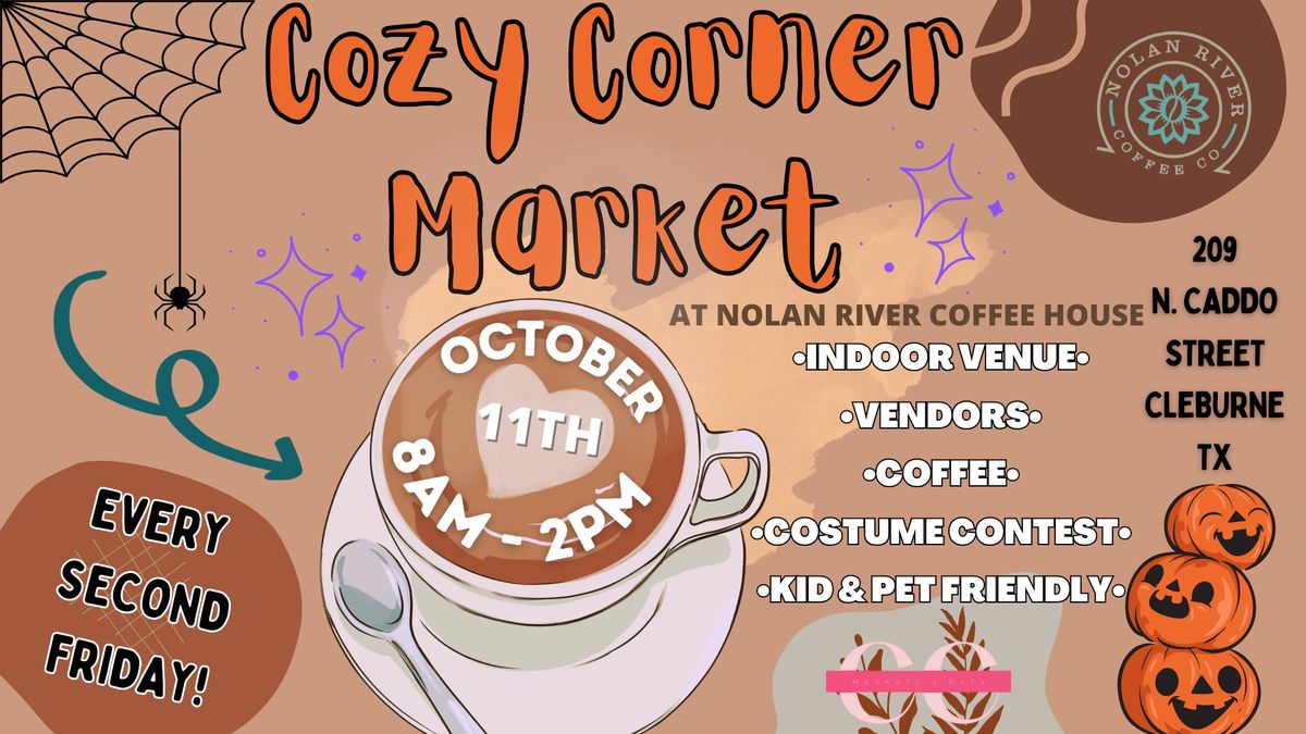 Cozy Corner Halloween Market at Nolan River Coffee House