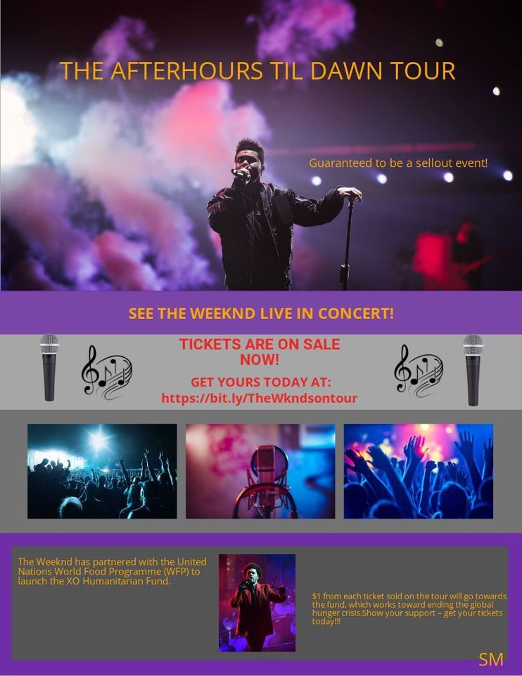 The Weeknd live in concert!!!