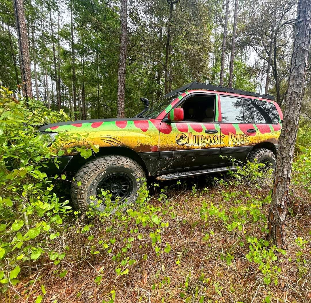 Jurassic Park vehicle meet up and photo shoot 