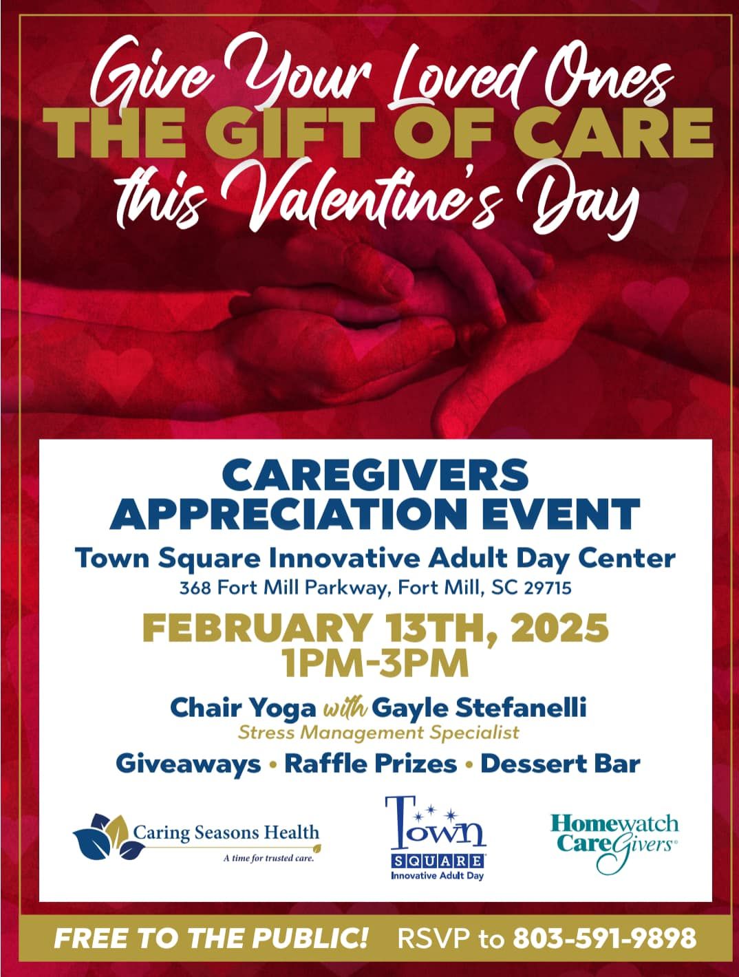 Valentine\u2019s Day Caregiver Appreciation Event