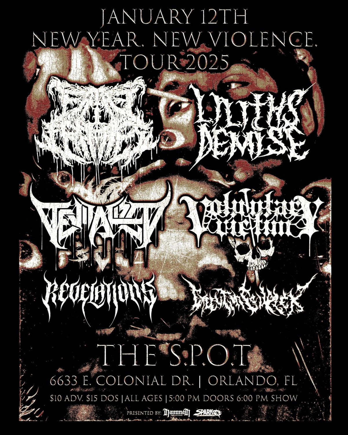 Fatal Frames, Lilith\u2019s Demise, Devitalized, Voluntary Victim, & more at The S.P.O.T. 