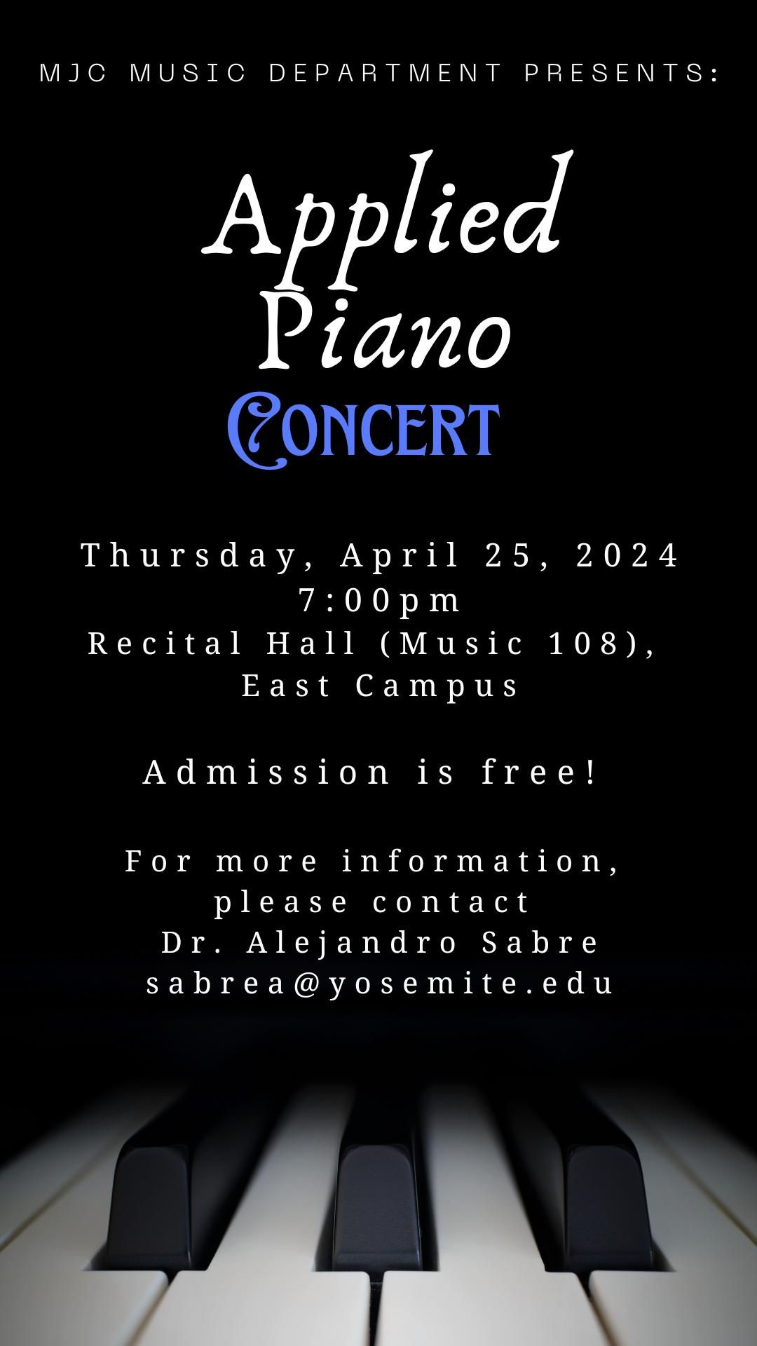 Applied Piano Concert