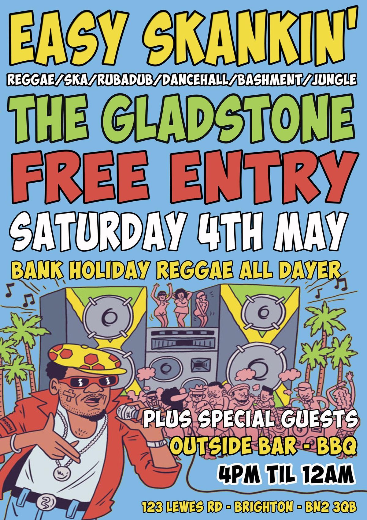 Easy Skankin Bank Holiday Reggae All Dayer  \/\/ The Gladstone 