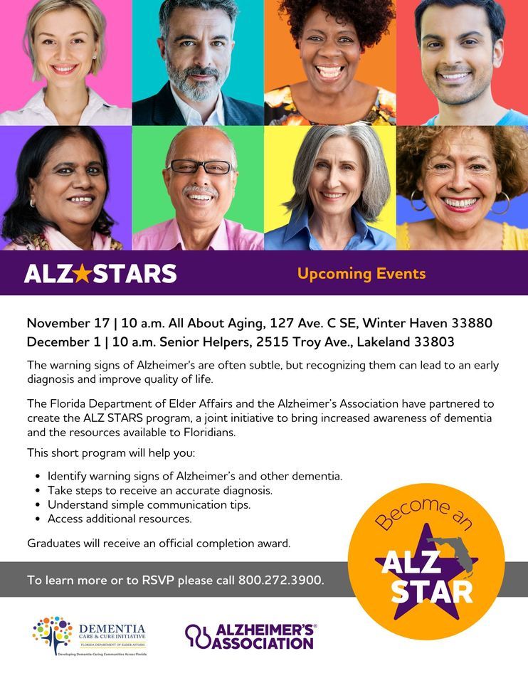 Become an ALZ STAR