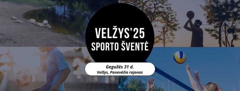 Sporto \u0161vent\u0117. Vel\u017eys\u201925