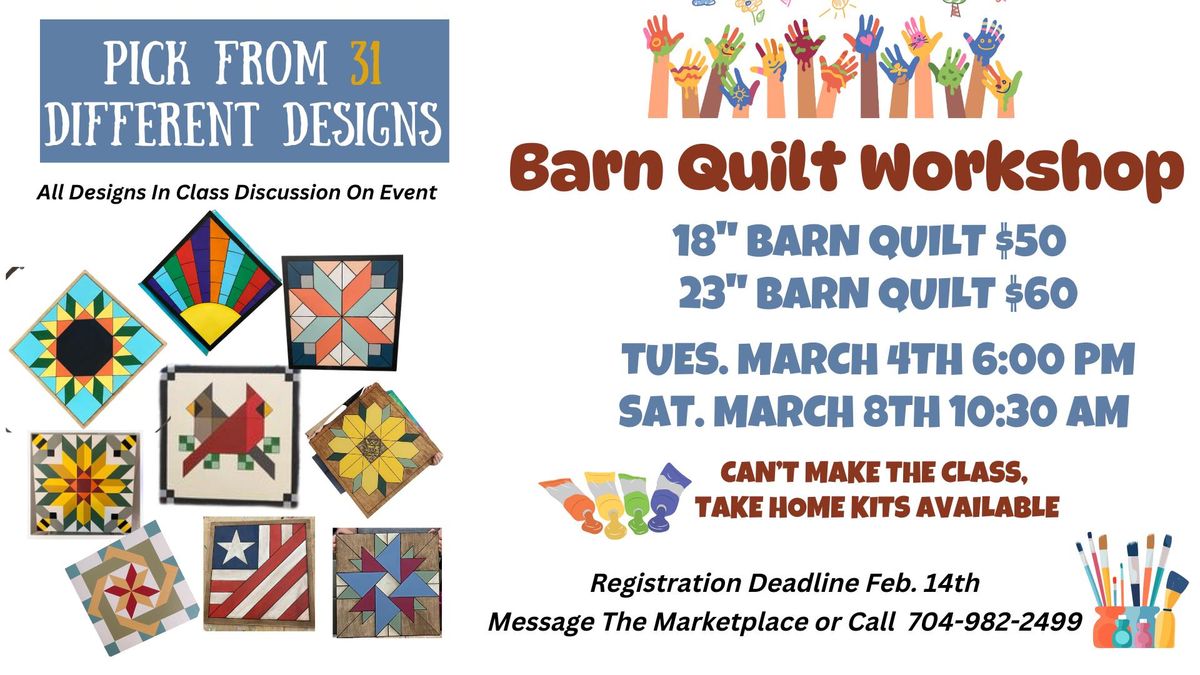 Barn Quilt Workshop - Class 2