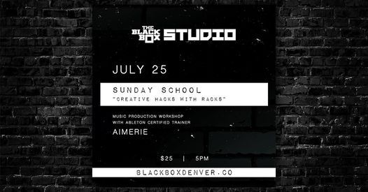 Sunday School: Creative Hacks with Racks (The Black Box Studio)