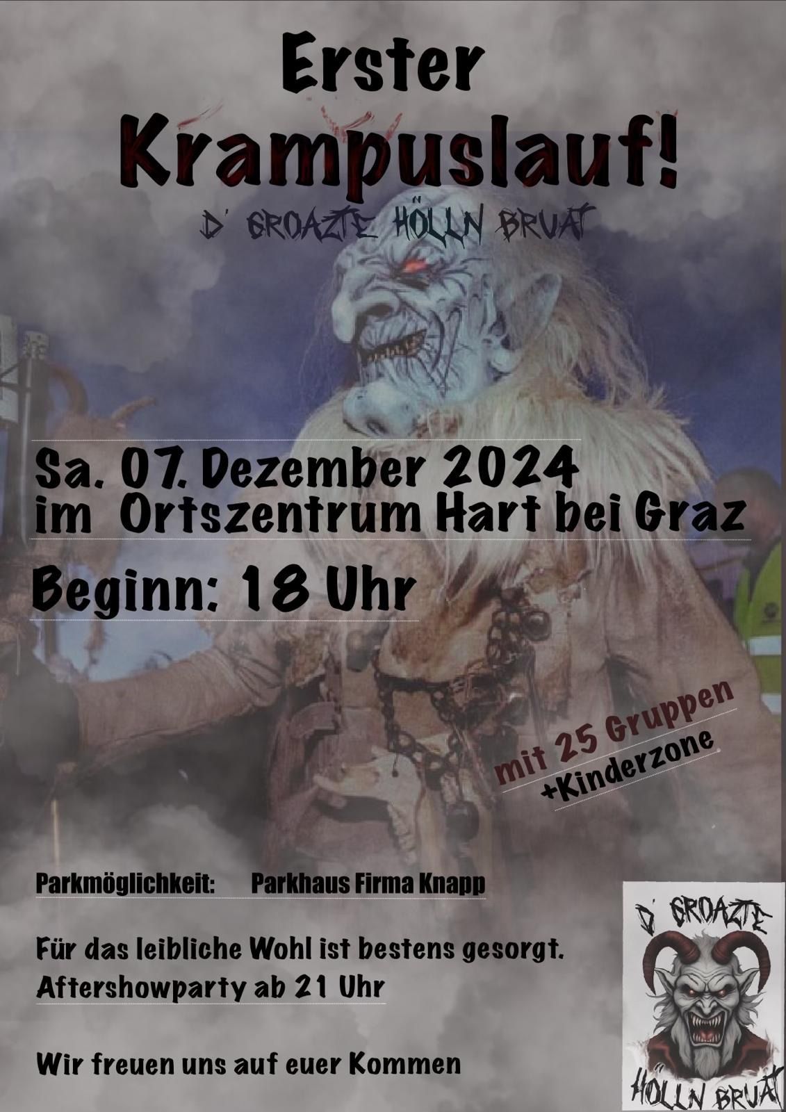 Krampuslauf Hart bei Graz