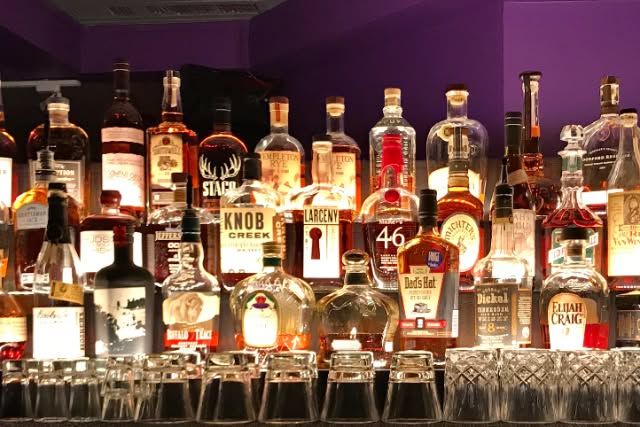 PR Bourbon Bar Sazerac Premium Bourbon Tasting