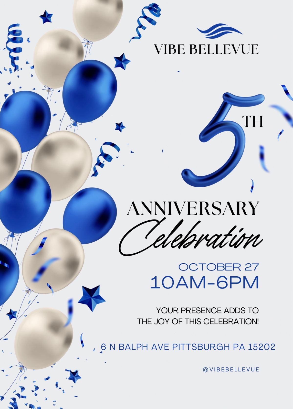 Vibe Bellevue\u2019s 5 Year Anniversary Celebration 