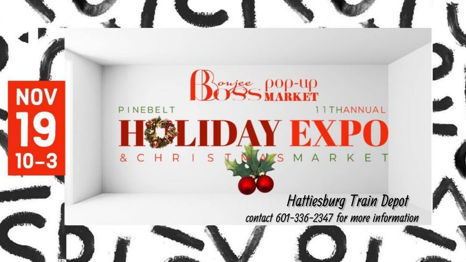 11th Annual Holiday Expo and Christmas Market, Hattiesburg Train Depot