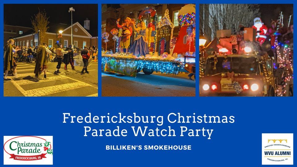 Fredericksburg Christmas Parade Watch Party, Billiken's Smokehouse at