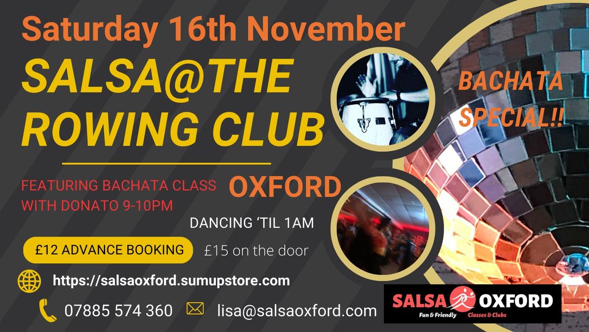 Salsa Oxford Party Night @ The Rowing Club