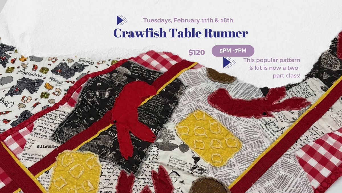 Crawfish Table Runner Series