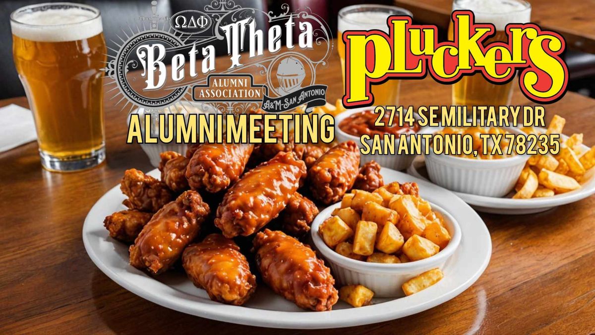 Beta Theta Alumni Association Monthly Meeting