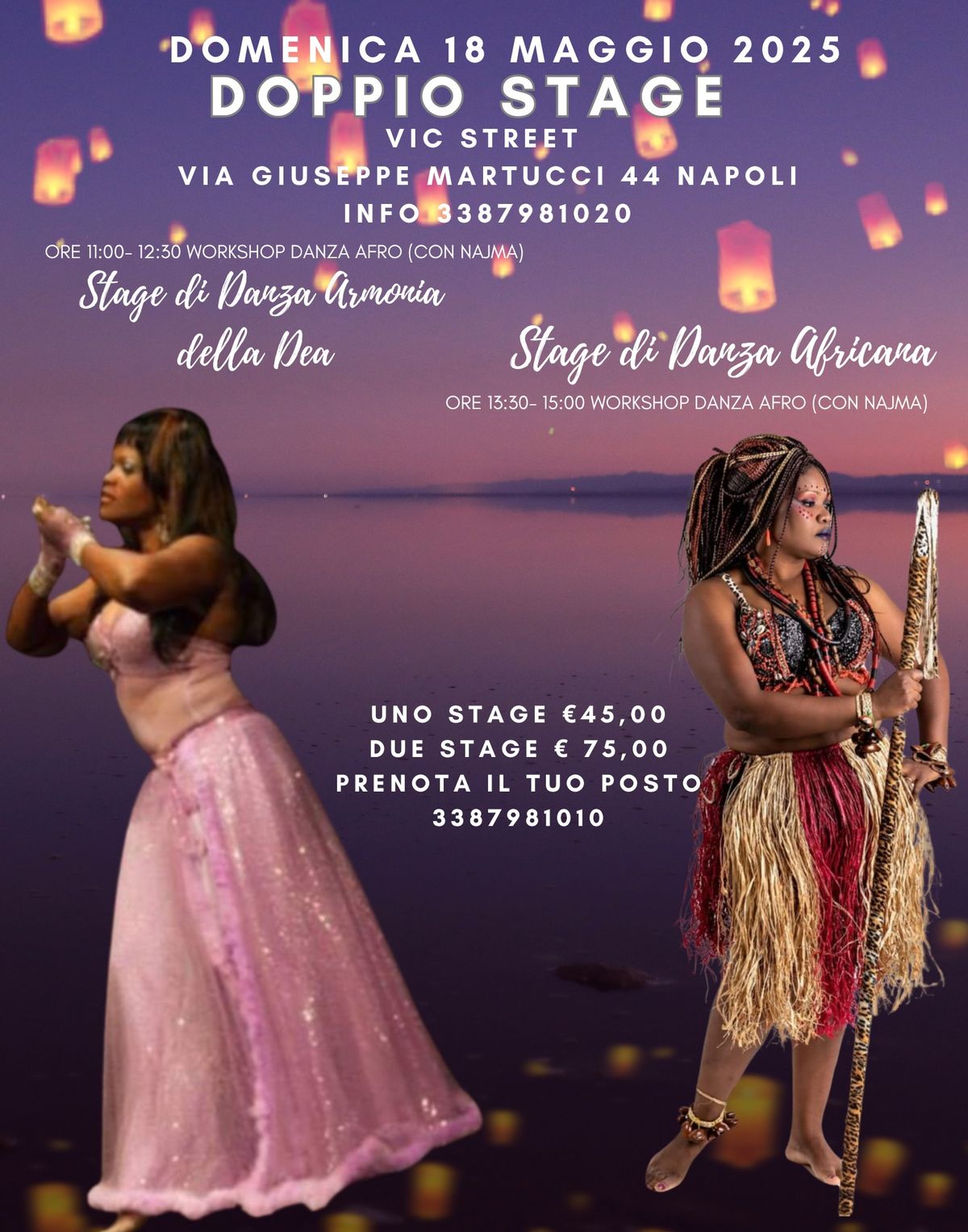 DOPPIO STAGE DANZA AFRICANA E ARMONIA DELLA DEA