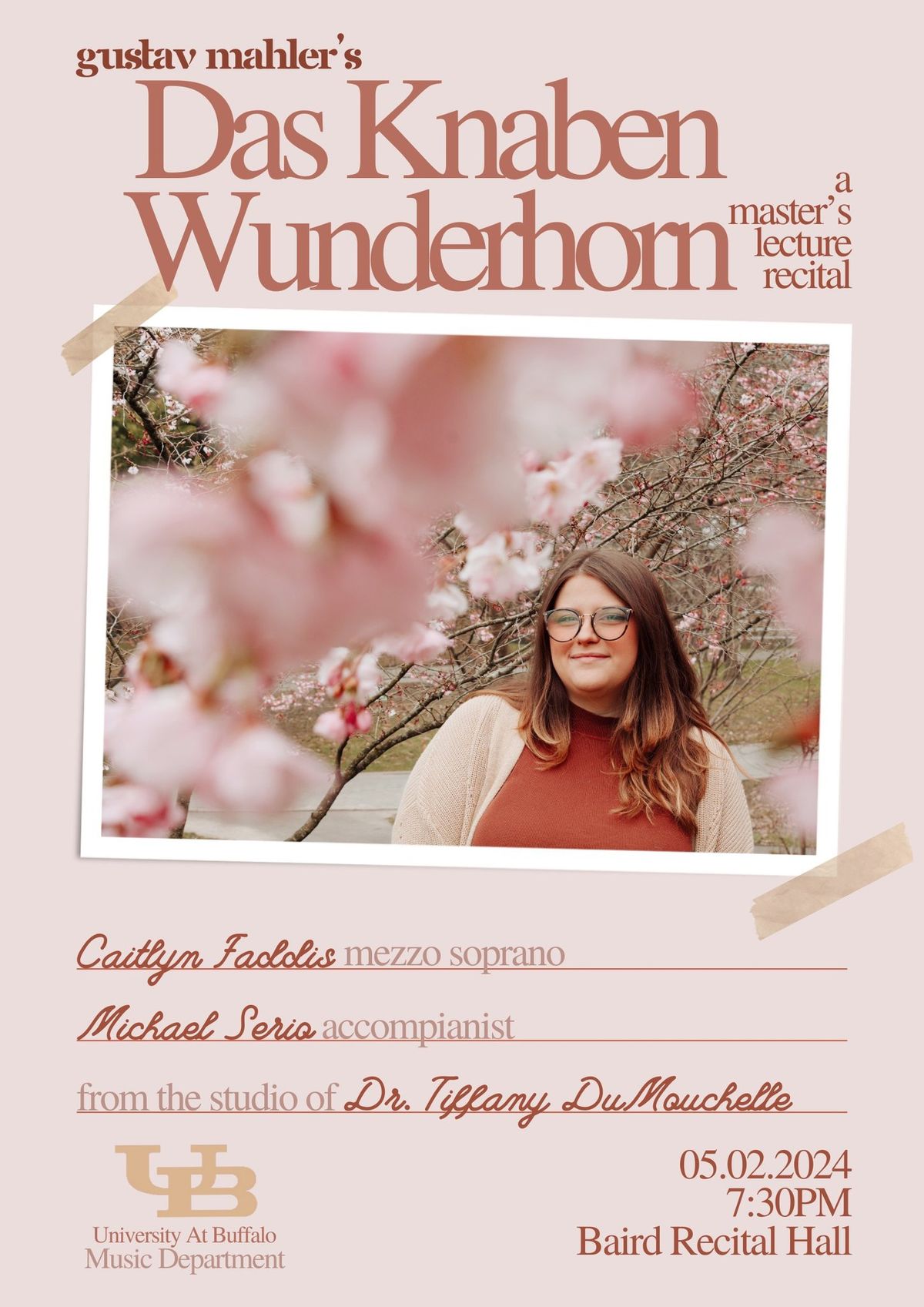 Gustav Mahler\u2019s Das Knaben Wunderhorn, a master\u2019s lecture recital \/\/ Caitlyn Faddis