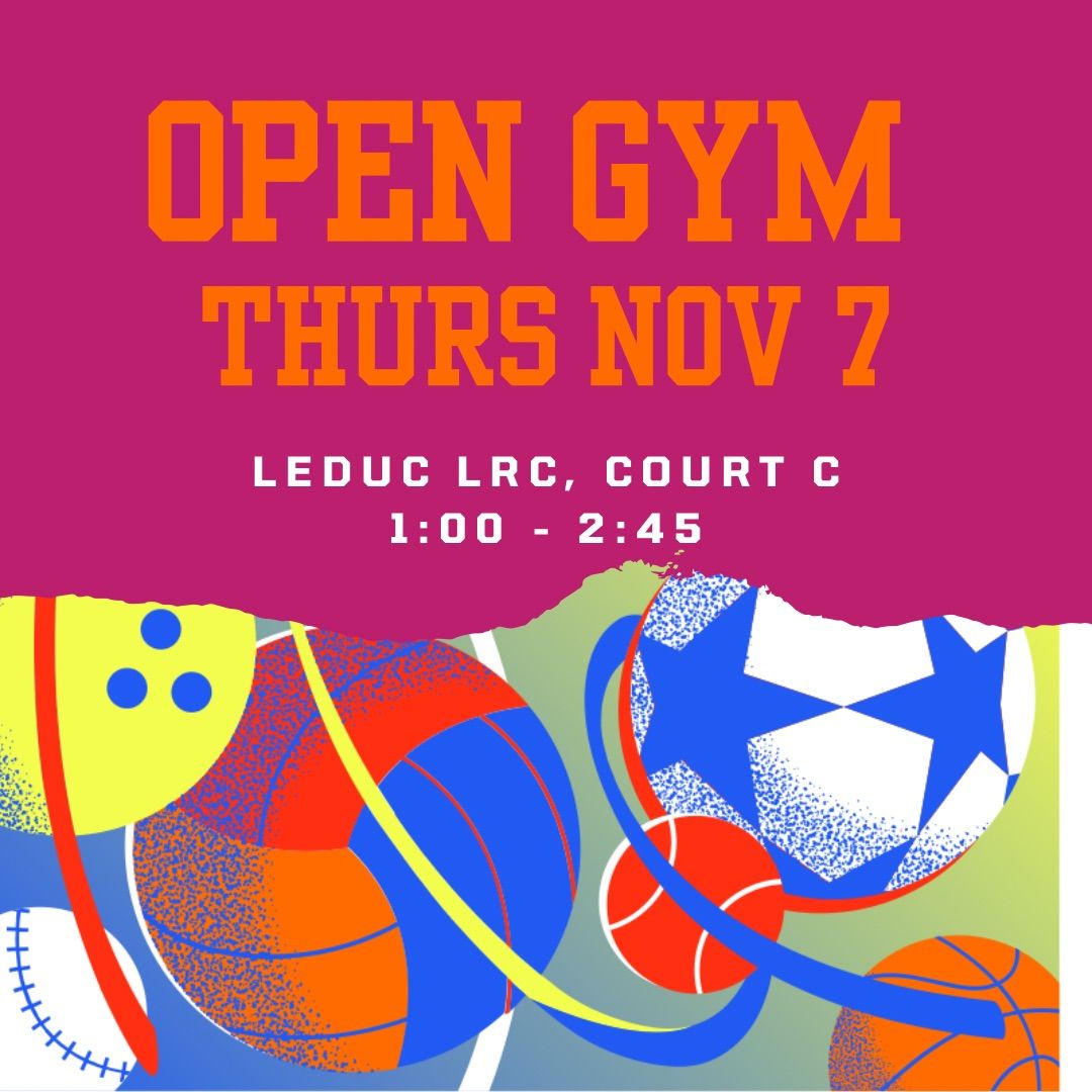 November 7 Open Gym @ LRC