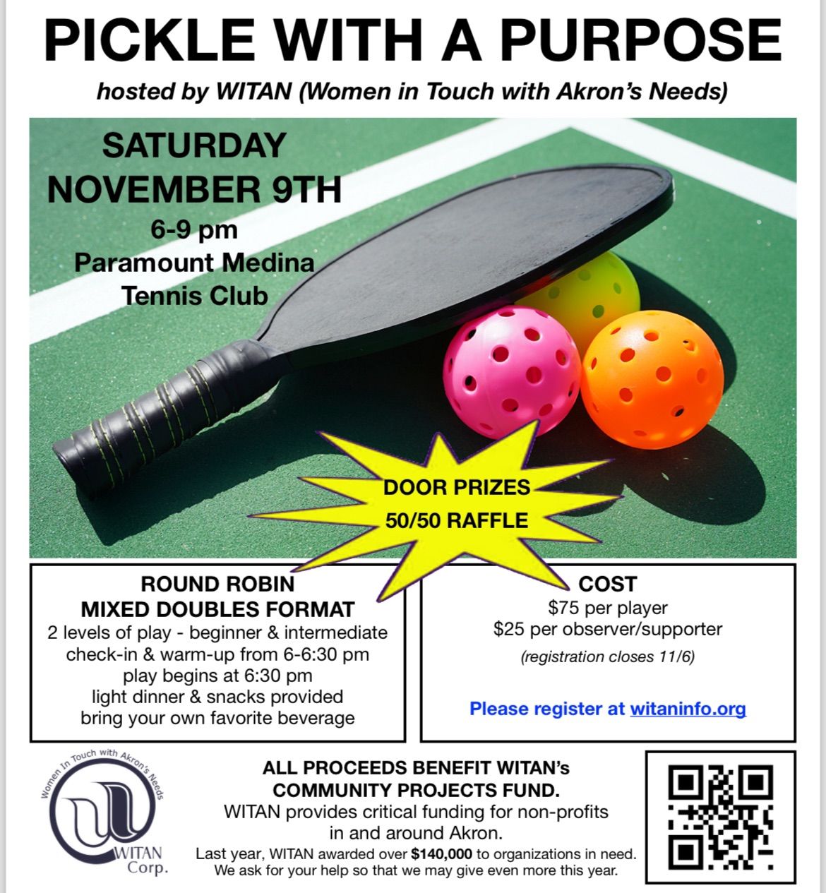 Pickle Ball With A Purpose 