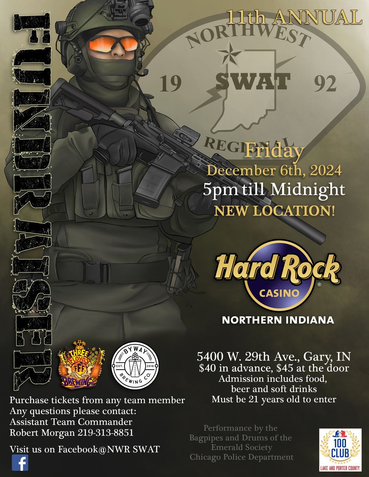 Eleventh Annual Northwest Regional SWAT Fundraiser