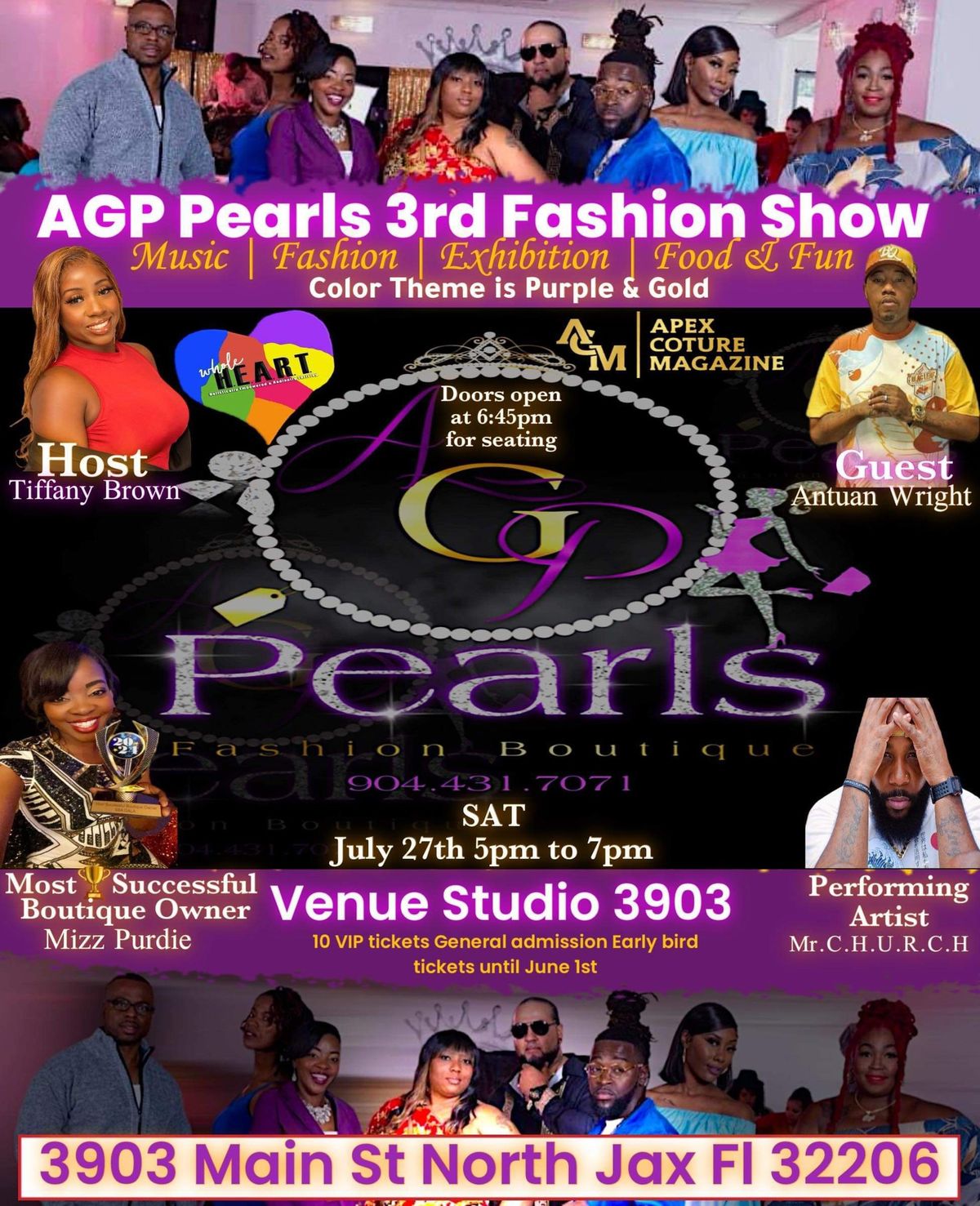 AGP Pearls 3rd Annual fashion show 2024