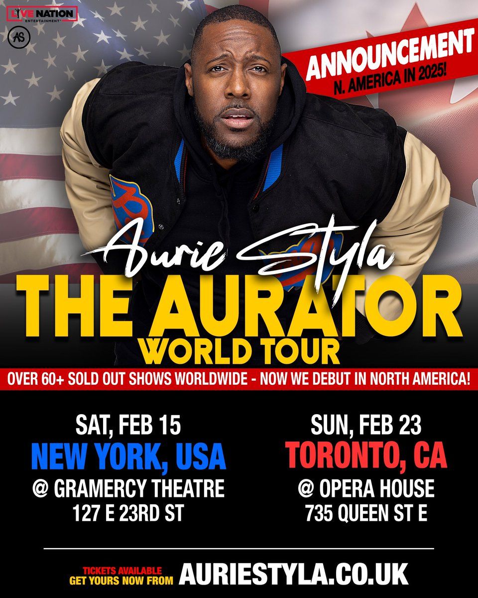 Aurie Styla at The Opera House Toronto