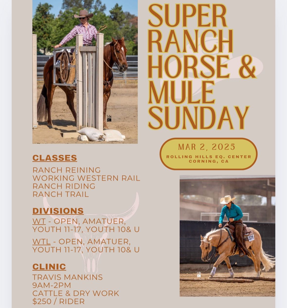 Ranch Horse & Mule Super Sunday Horse Show