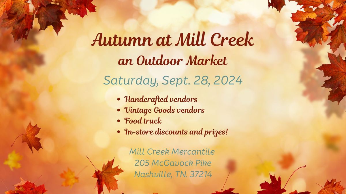 Autumn at Mill Creek 2024