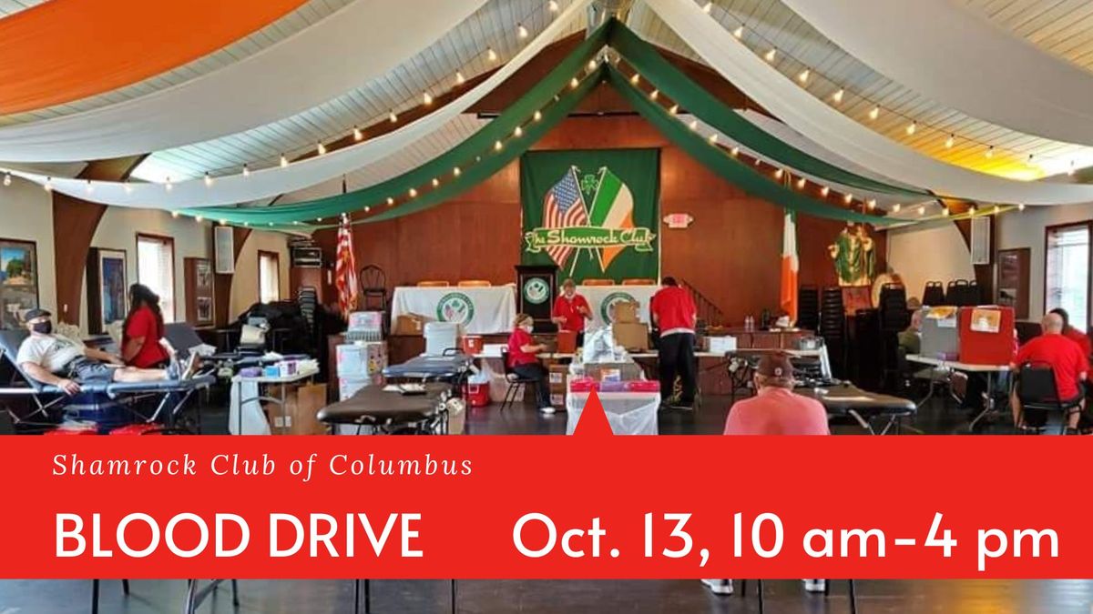 Shamrock Club October Blood Drive