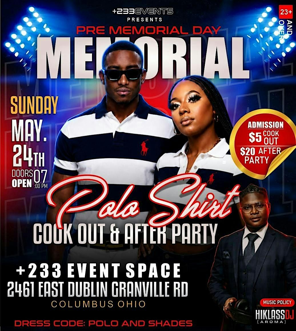 POLO GEAR COOK OUT, MEMORIAL DAY SUNDAY