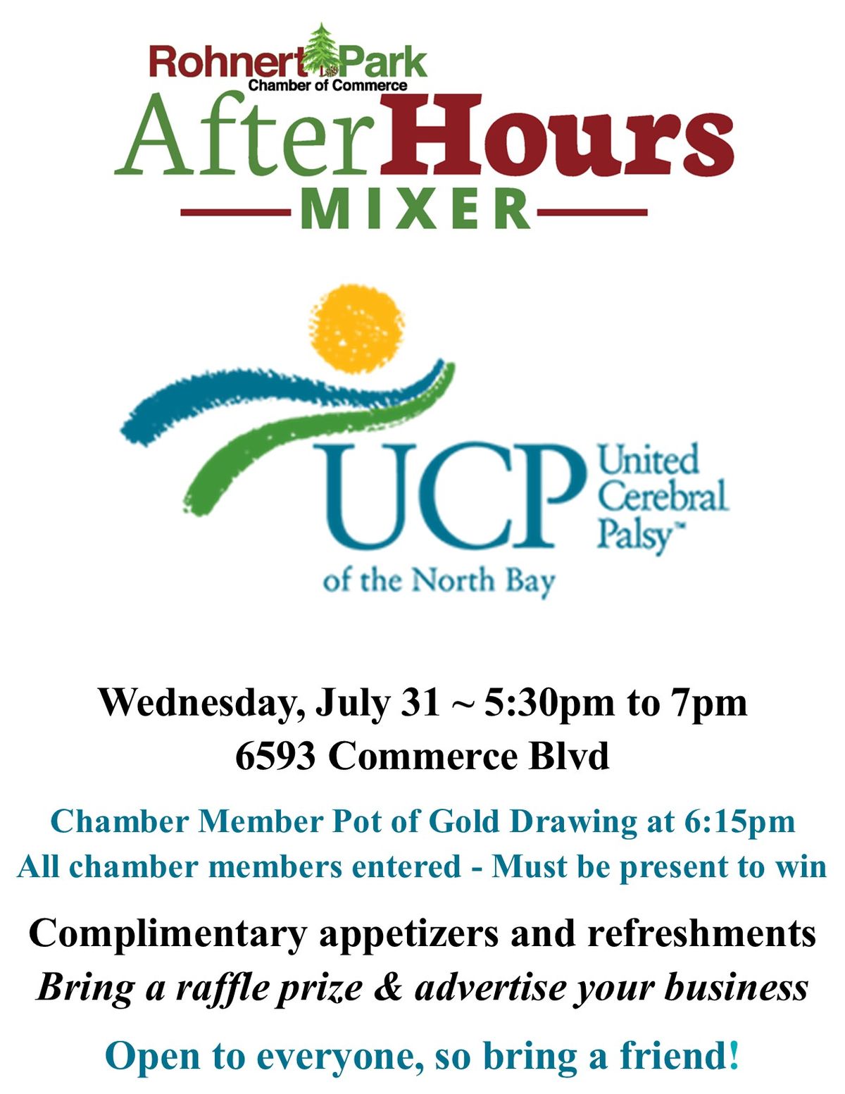 After Hours Networking Mixer hosted by United Cerebral Palsy of the North Bay