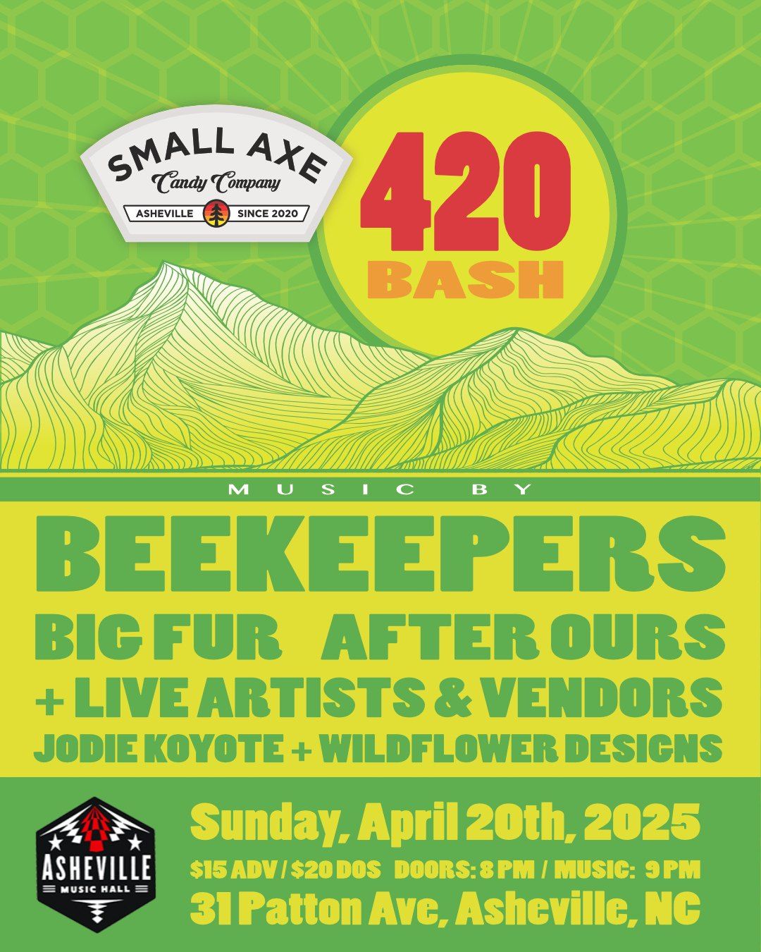 Small Axe 420 Bash feat. Beekeepers, Big Fur, and After Ours 