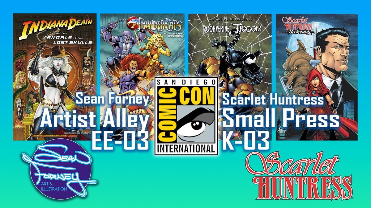 Sean Forney & Scarlet Huntress @ SDCC Comic-Con 2024