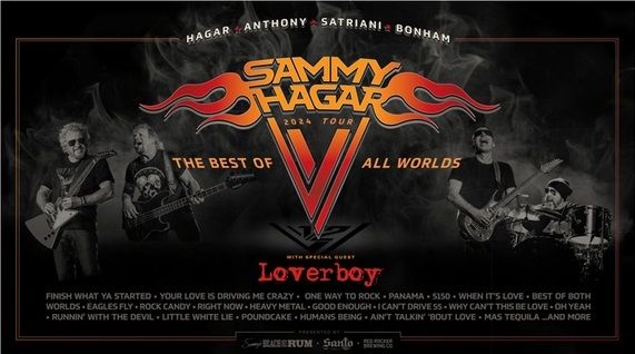 SAMMY HAGAR The Best of All Worlds Tour with special guest Loverboy