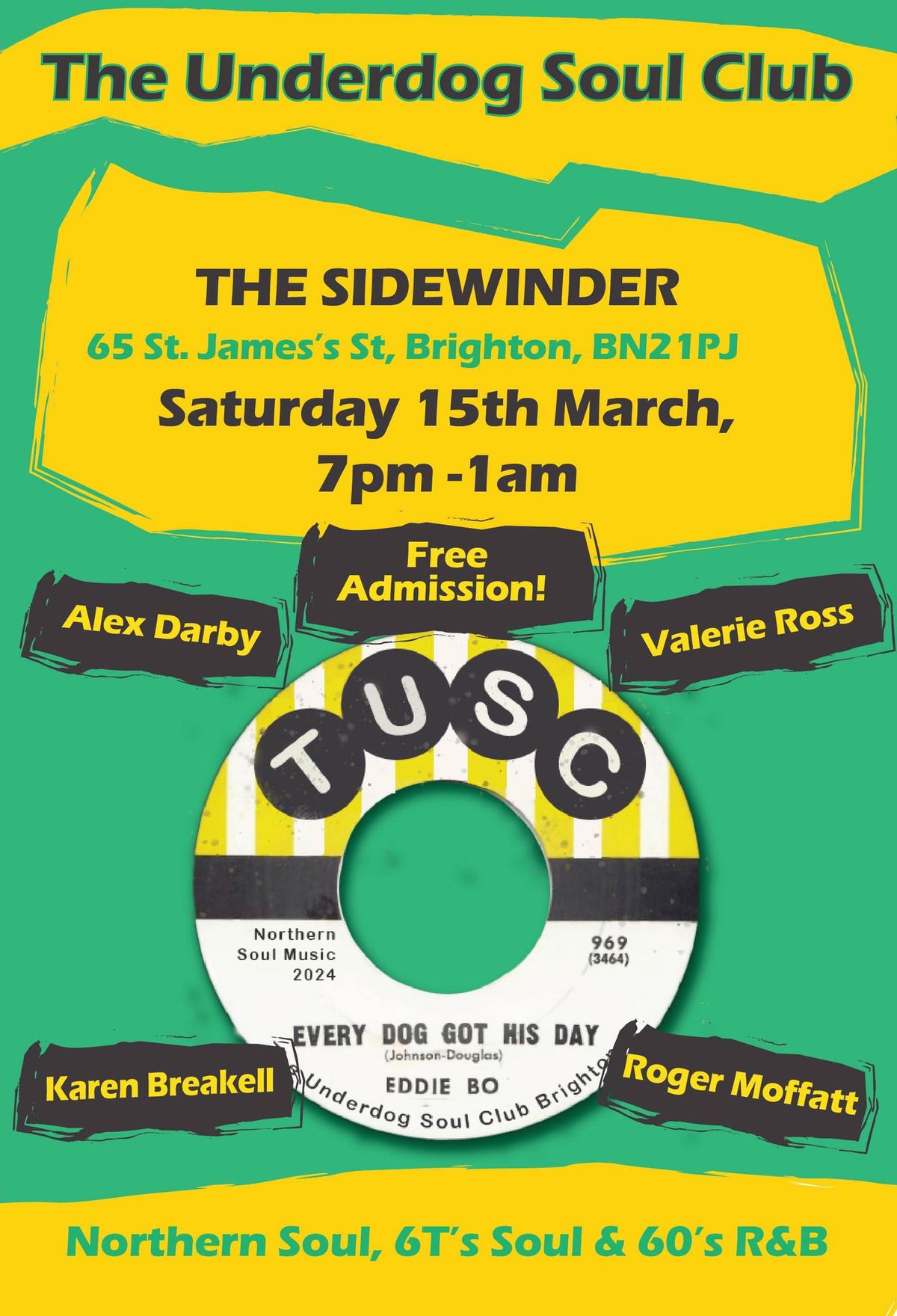 The Underdog Soul Club at The Sidewinder