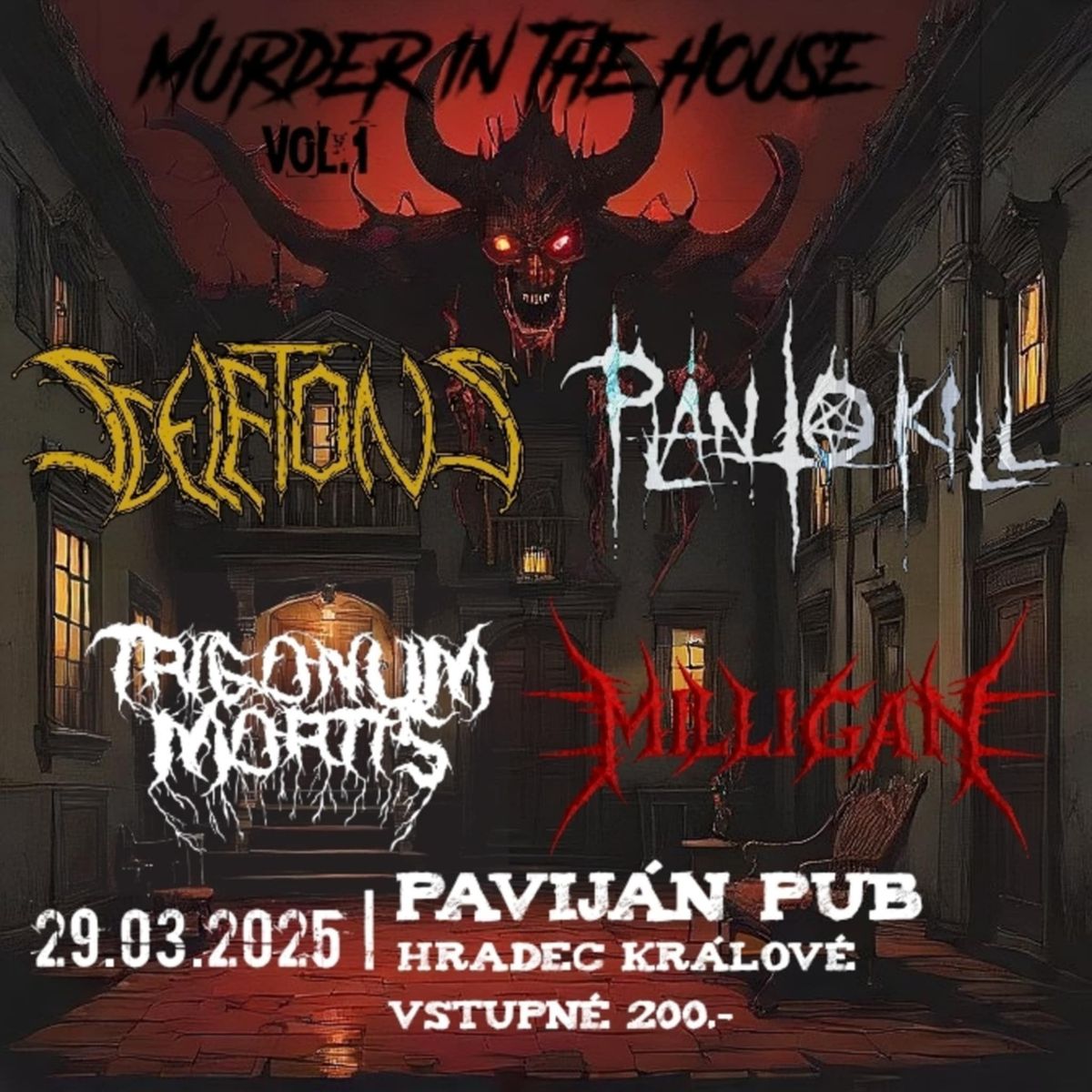 Murder in the house vol. 1   SCELETONS \/ PL\u00c1N TO K*ll \/ MILLIGAN \/ TRIGONUM MORTIS 