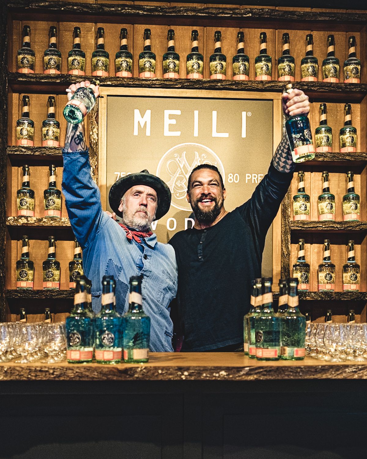 Meili Vodka with Jason Momoa and Blaine Halvorson