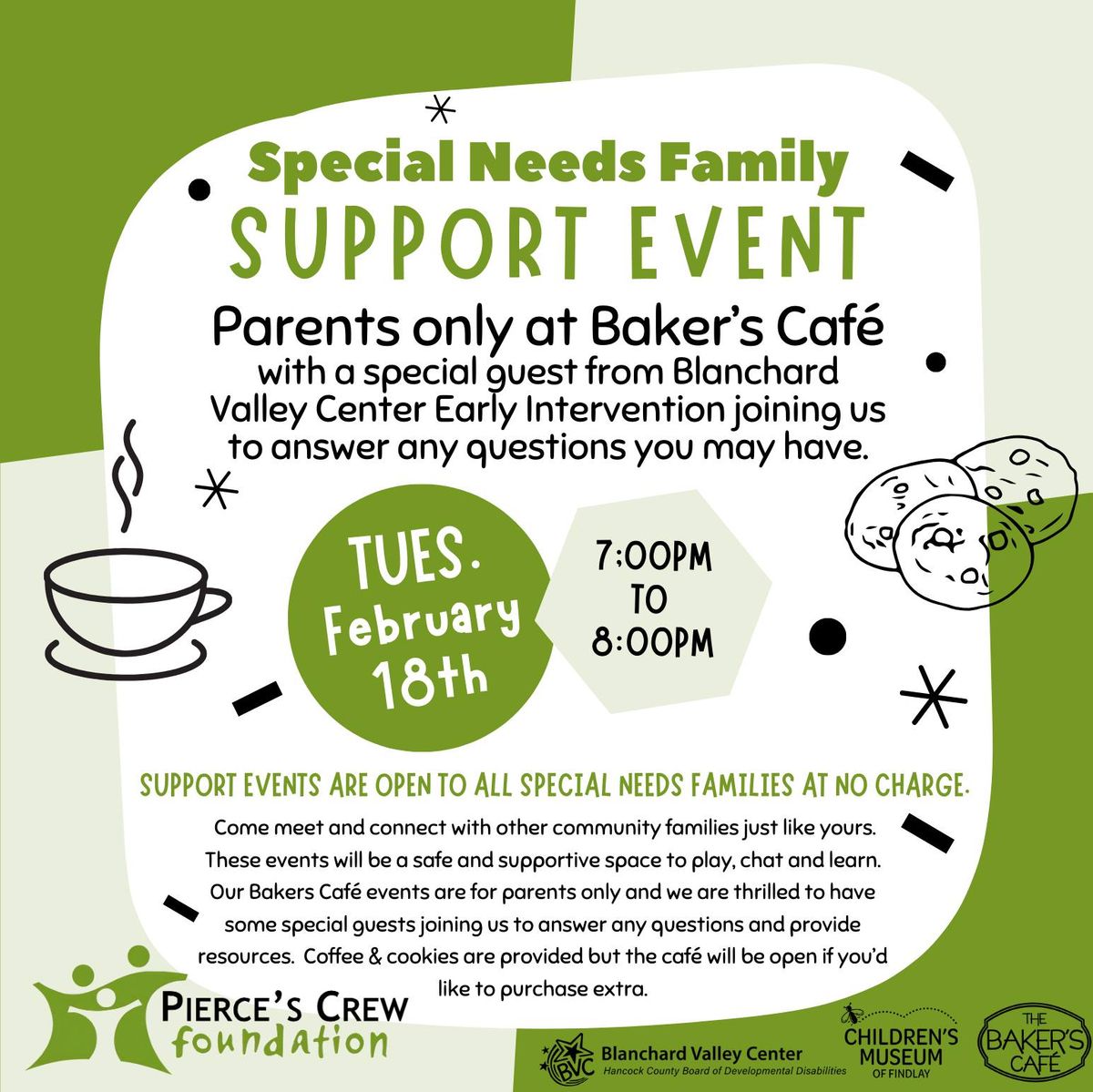 *Parents Only* Special Needs Family Support Event