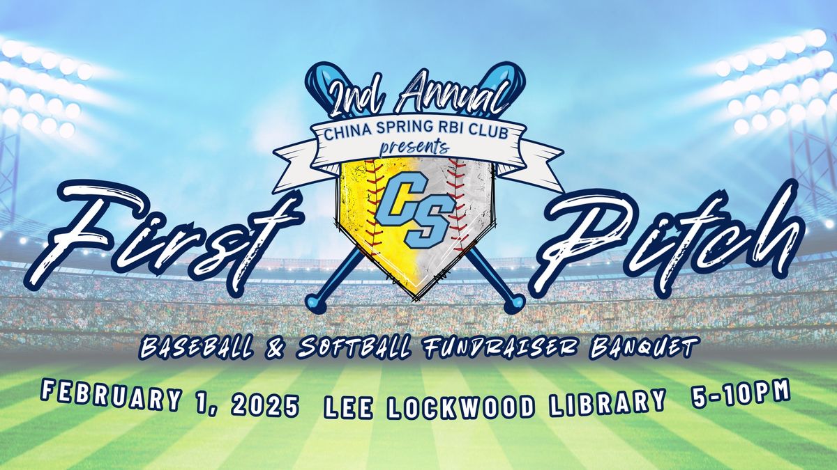 2nd Annual Cougs First Pitch Baseball & Softball Fundraiser Banquet