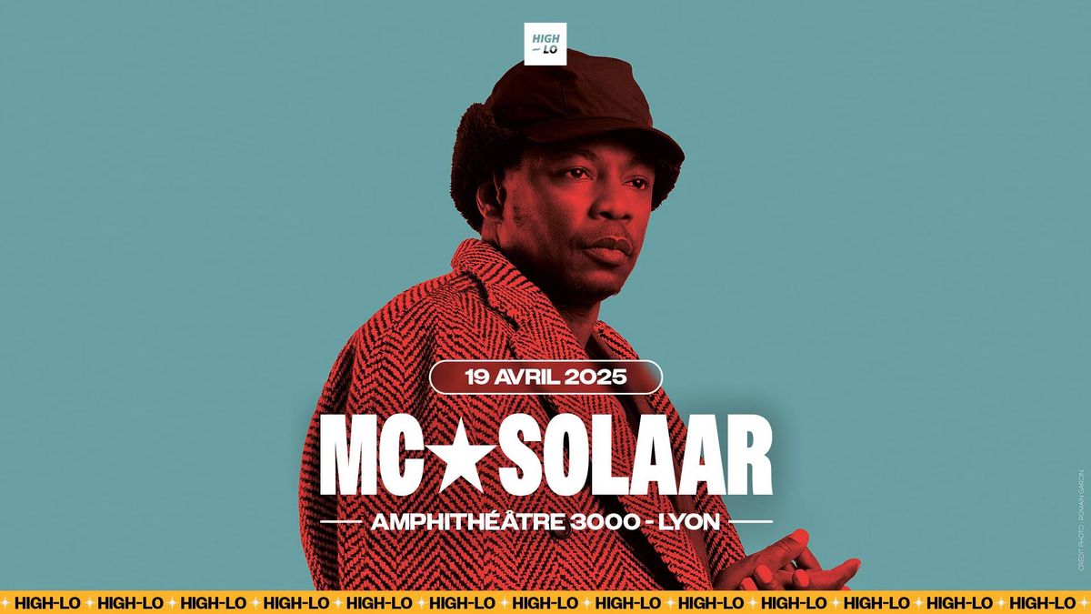 MC\u2605SOLAAR - Amphith\u00e9\u00e2tre 3000 - Lyon