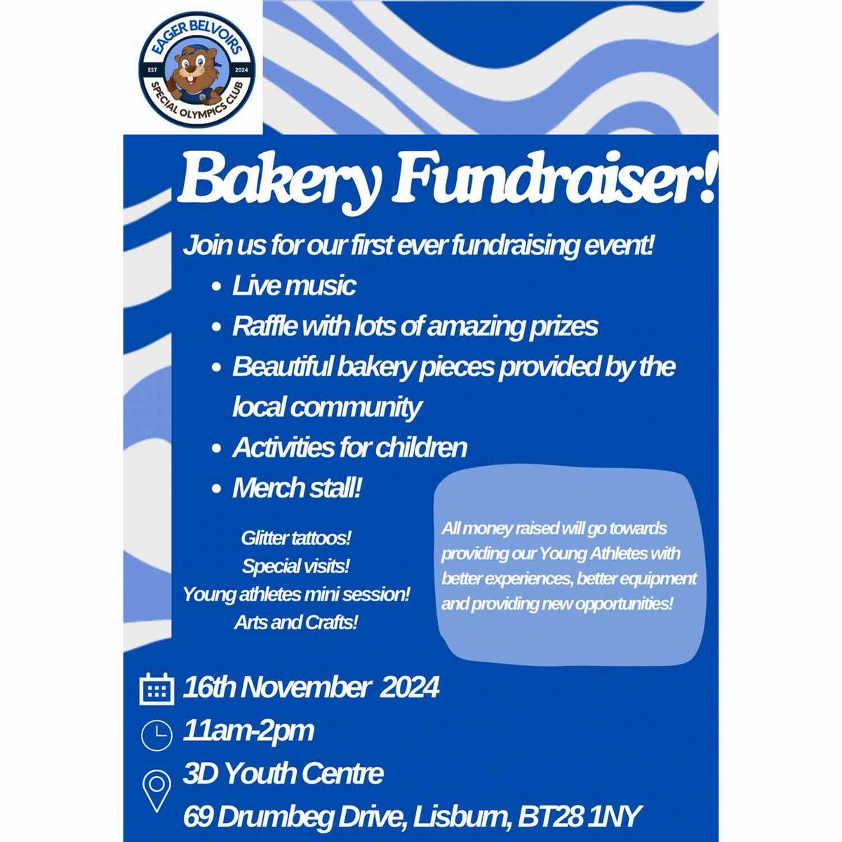 Eager Belvoirs Bakery Fundraiser!